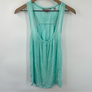 Ted Baker Womens Blue Sleeveless Scoop Neck Tank Top 8 (3) Viscose Coastal Tunic